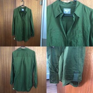 Odille army shirt dress